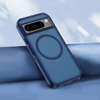 Case with frame for Google Pixel 8 Pro, for MagSafe, blue