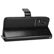 Flip case for Xiaomi Poco F4 5G, Crazy Horse Wallet, black