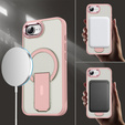 Case for Iphone 16E, Kickstand Matt Case, for MagSafe, pink