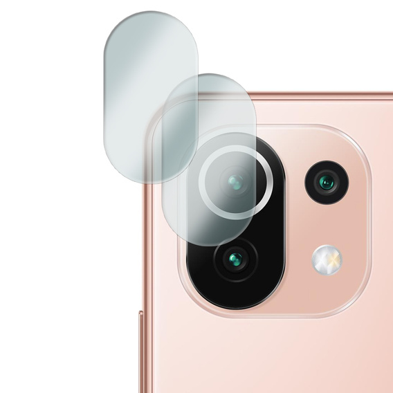 2x ERBORD tempered glass for camera to Xiaomi Mi 11 Lite / Mi 11 Lite 5G