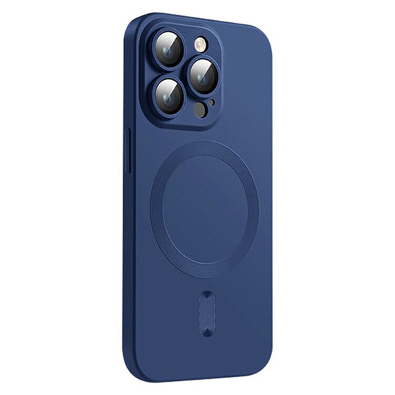 Case for iPhone 16 Pro Max, ColorMag, for MagSafe, dark blue