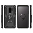 Armor Case for Samsung Galaxy S9+ Plus, Nox Case Ring, black