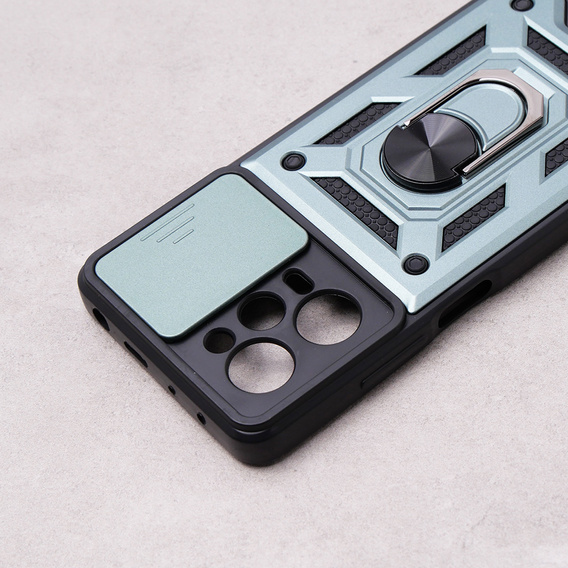 Case for Xiaomi Poco X5 Pro 5G, CamShield Slide, green