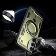 Case for Samsung Galaxy S25+ Plus, Military MagSafe, green