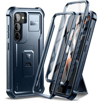 Armored case for Samsung Galaxy S23, Dexnor Full Body (Two Frames), dark blue