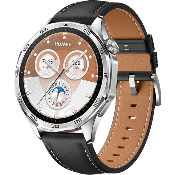 22mm Genuine Leather Coated Silicone Watch Band - Brown