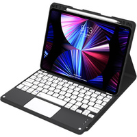 Case + keyboard iPad Air 10.9 4 2020 / 5 2022, Touchpad, black