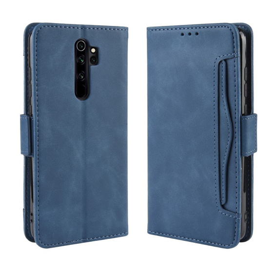 Flip case for Xiaomi Redmi Note 8 Pro, Card Slot, dark blue