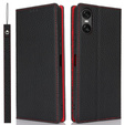 Leather case for Sony Xperia 10 VI, ERBORD Grain Leather, black