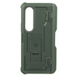 Armored case for Samsung Galaxy Z Fold 4 5G, Dexnor Full Body S-Pen Slot, green