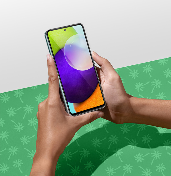 5D Full Glue Smart Palm tempered glass for Samsung Galaxy A52/A52s