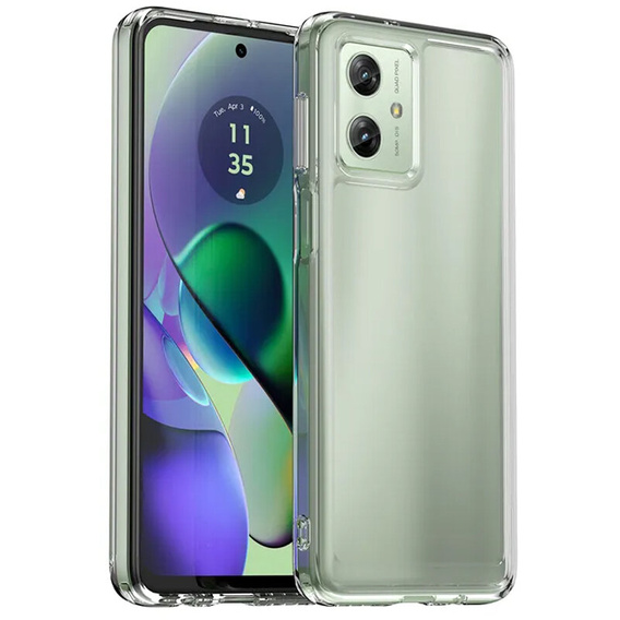 Case for Motorola Moto G54 5G, Fusion Hybrid, transparent