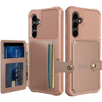 Case for Samsung Galaxy S23 FE, Card Holder Kickstand, pink