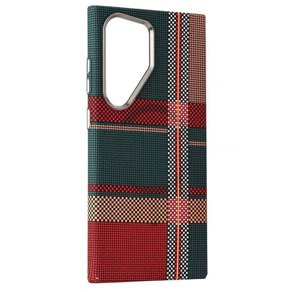 MagSafe's Samsung Galaxy S24 Ultra Case, Carbon Fiber, red / green