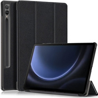 Case for Samsung Galaxy Tab S9 FE+ Plus, Smartcase with stylus space, black