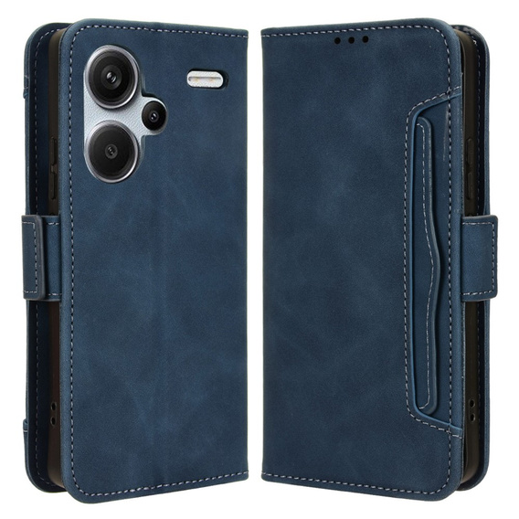 Flip case for Xiaomi Redmi Note 13 Pro+, Card Slot, blue