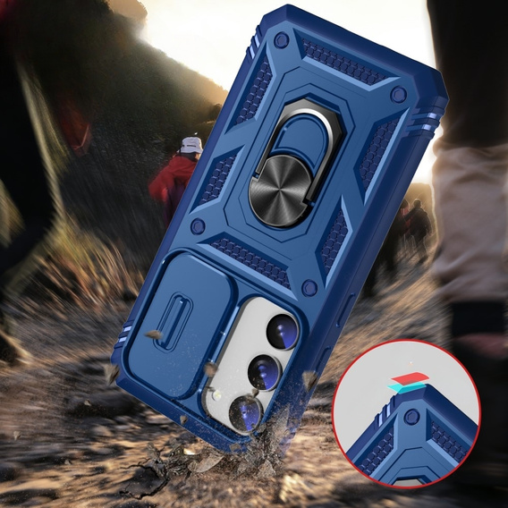 Case for Samsung Galaxy S23 Plus, CamShield Slide, blue