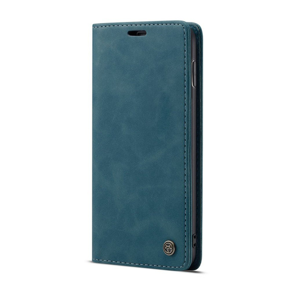CASEME case for Samsung Galaxy S10 Plus, Leather Wallet Case, blue