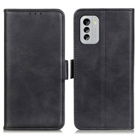 Flip case for Nokia G60 5G, Wallet PU Leather Case, black