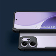 Case for Oppo Reno 14F, reinforced, transparent with black sides