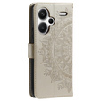 Flip case for Xiaomi Redmi Note 13 Pro+, Mandala, gold