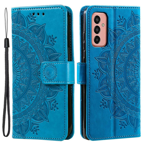 Flip case for Samsung Galaxy A14 4G/5G, Mandala, blue