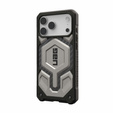 Urban Armor Gear case for iPhone 17 Pro Max, Monarch Pro Kevlar MagSafe, Titanium