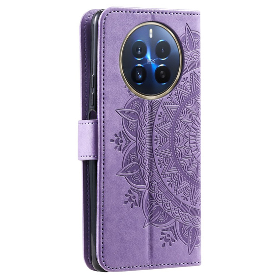 Flip case for Realme 12 Pro 5G / 12 Pro+ 5G, Mandala, purple