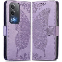 Flip case for Oppo A80, Butterfly, purple