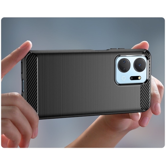 Case for Honor X7a 5G, Carbon, black
