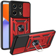 Case for Infinix Note 30 5G, CamShield Slide, red