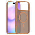 Matt Case for iPhone 17 Pro Max, for MagSafe, translucent brown