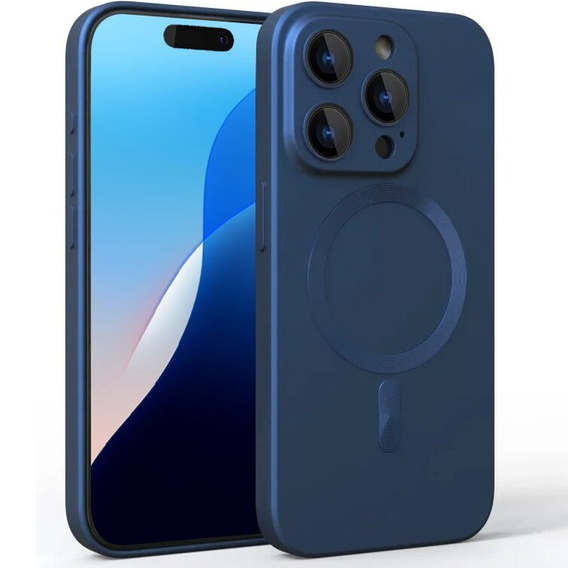 Case for iPhone 16 Pro Max, ColorMag, for MagSafe, dark blue