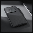 NILLKIN Case for Samsung Galaxy A55 5G, Silicone CamShield Case for MagSafe, black