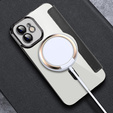Flip case for iPhone 12, RFID Wallet MagSafe CamShield, black