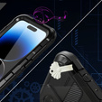 IP68 Waterproof Case for iPhone 14 Pro Max, SHELLBOX MagSafe, black