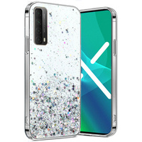 Case for Huawei P Smart 2021/Y7A, Glittery, transparent