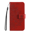 Flip case for Samsung Galaxy A13 4G, Mandala Flower, red
