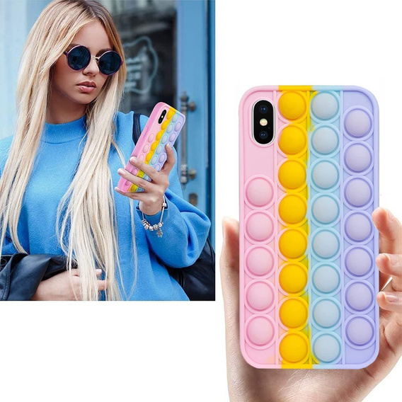 Push Bubble Pop It case for iPhone XR