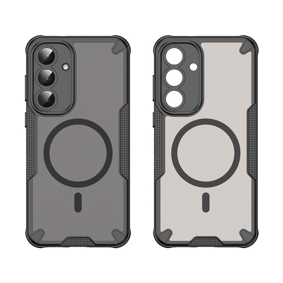 Armoured case for Samsung Galaxy S25 FE, for MagSafe, matt black