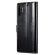 CASEME flip case for Samsung Galaxy Note 10 Plus, Waxy Textublack, black