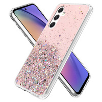 Case for Samsung Galaxy A54 5G, Glittery, pink rose gold