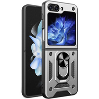 Armor Case for Samsung Galaxy Z Flip5 5G, Nox Case Ring, silver