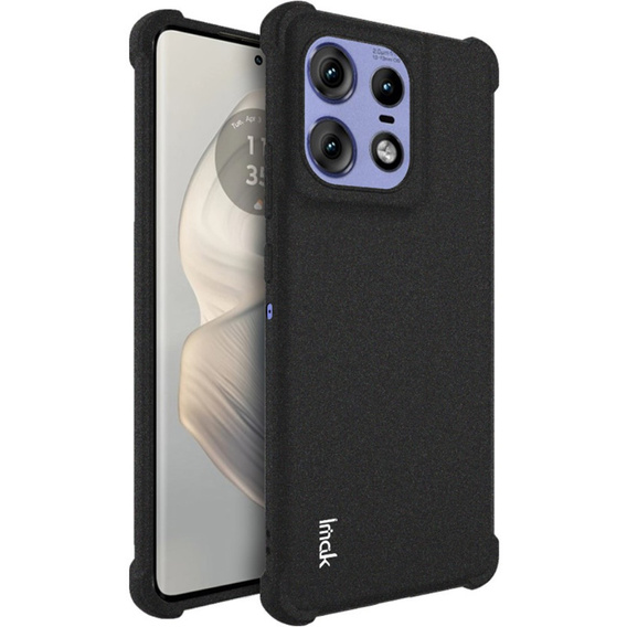 IMAK case for Motorola Edge 50 Pro 5G, Dropproof, black