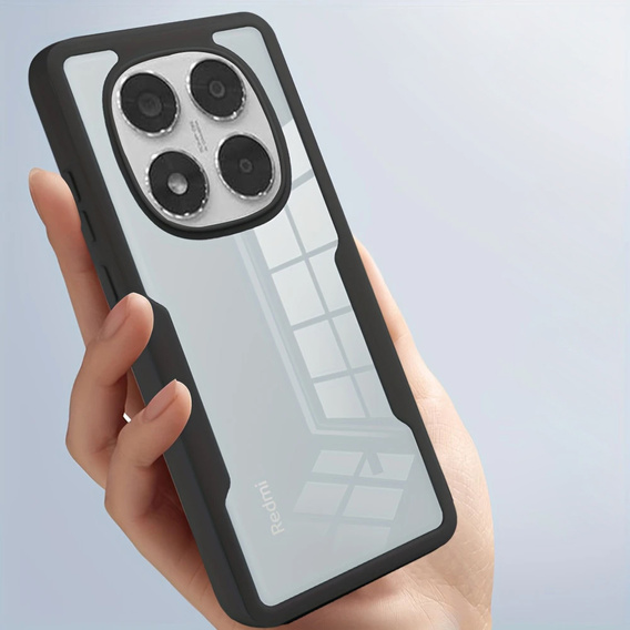 Case for Xiaomi Redmi Note 14 Pro 5G, Shockproof, with film, black