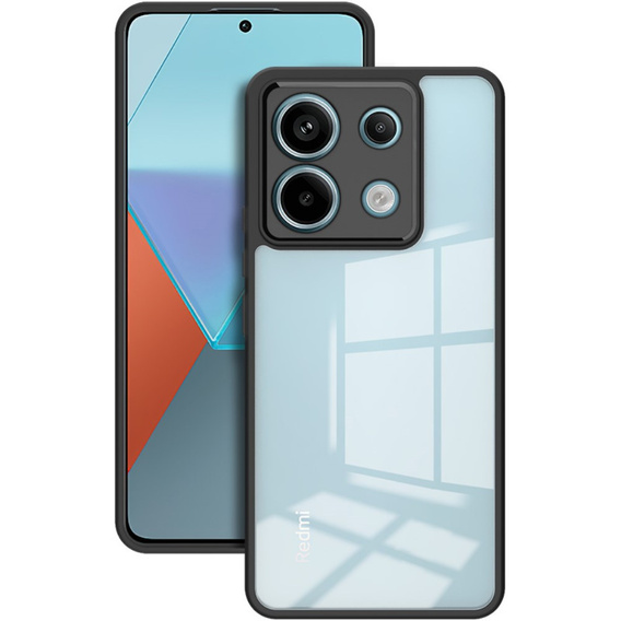 IMAK Case for Xiaomi Redmi Note 13 Pro 5G, UX-9A Series, transparent / black