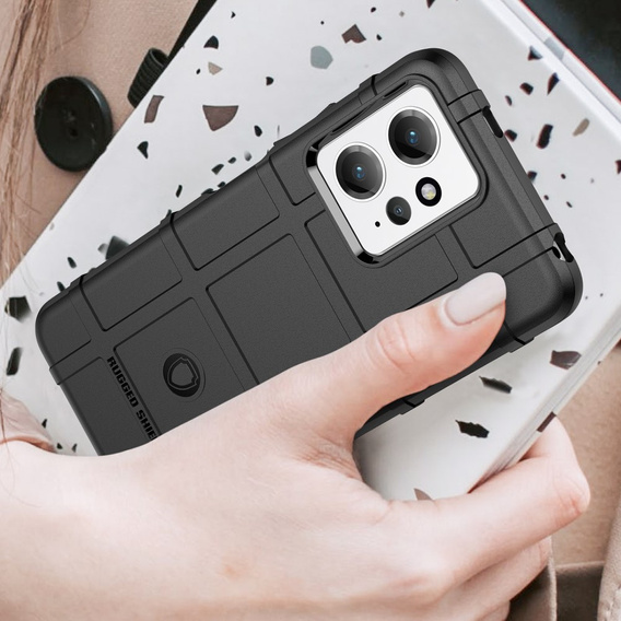 Case for Xiaomi Redmi Note 12 4G, Rugged Shield, black