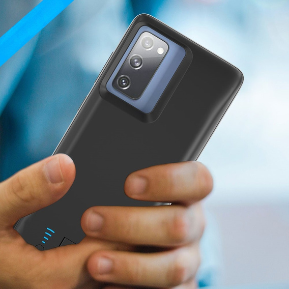 5000mAh Battery Case for Samsung Galaxy S20 FE, black