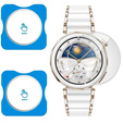 2x ERBORD Tempered Glass for Huawei Watch GT 5 Pro 42mm, with mounting frame