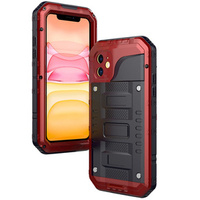 Armored case for iPhone 11, R-JUST, red